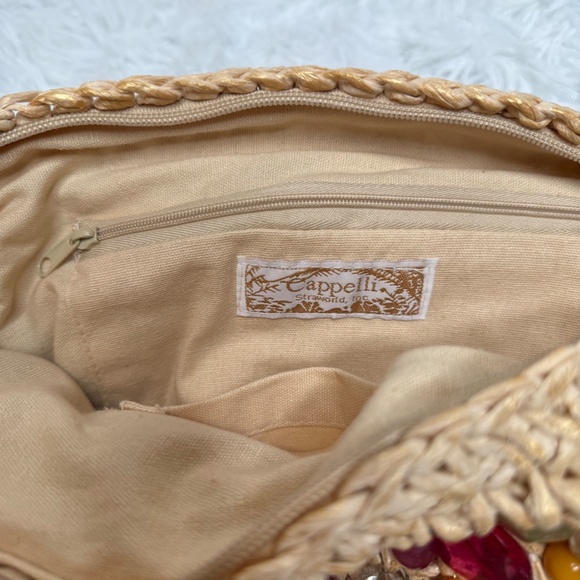 Cappelli Jeweled Straw Purse/Bag - Picture 5 of 12